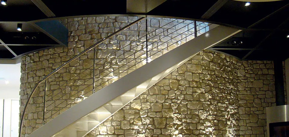 Progetto Esterno Santiago rivestimento pietra leggera per esterni