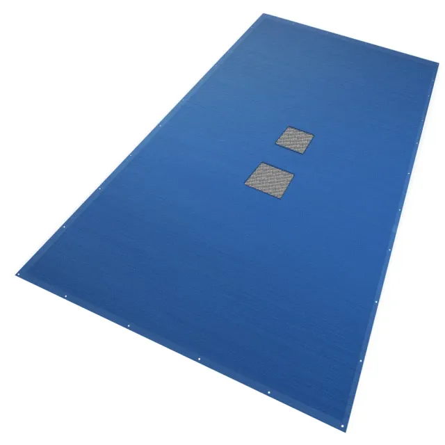 VOUNOT telo piscina 5x10 m blu doppio strato 160 g/m2