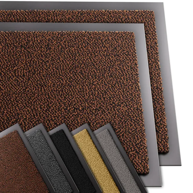 VOUNOT Zerbini Ingresso 40x60 cm Marrone Nero 2 Pezzi