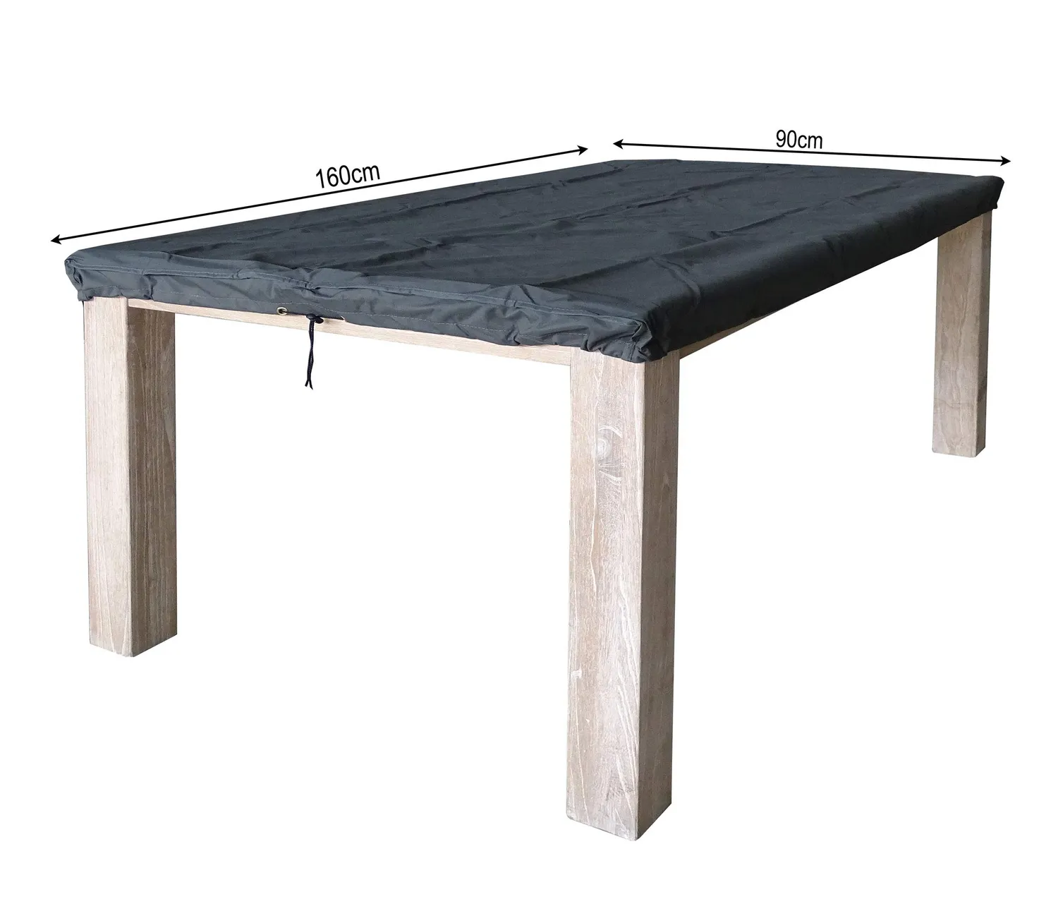 Quick Star copertura tavolo 160x90 cm grigia impermeabile