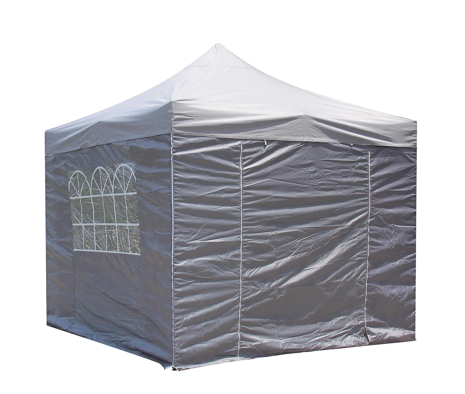 All Seasons Gazebos Robusto Gazebo 3x3 m Grigio Metallico
