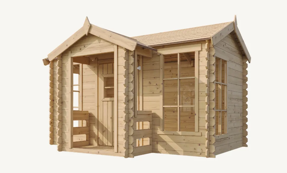 Timbela M520 casetta bambini legno 176x235 certificata