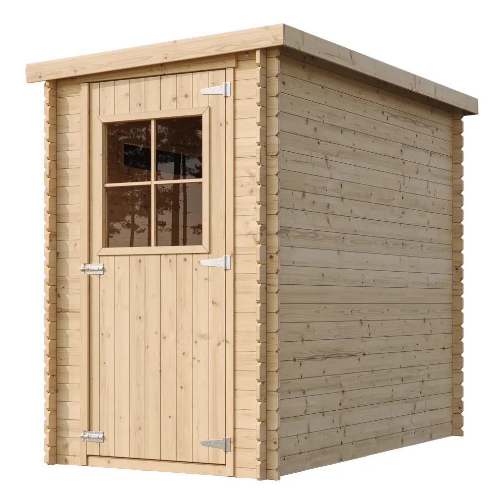 Timbela M306 casetta attrezzi legno 130x235 stretta