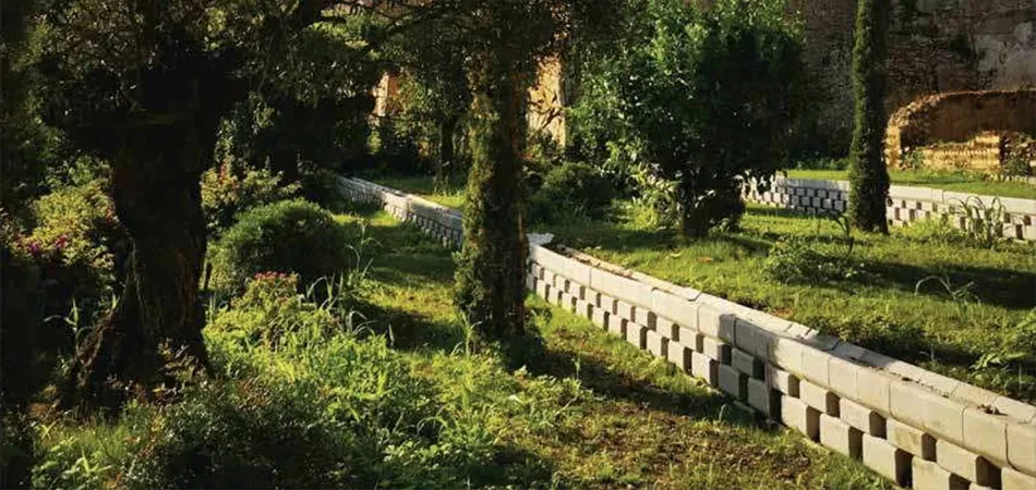 Progetto Esterno Green Block blocco per muretti e aiuole