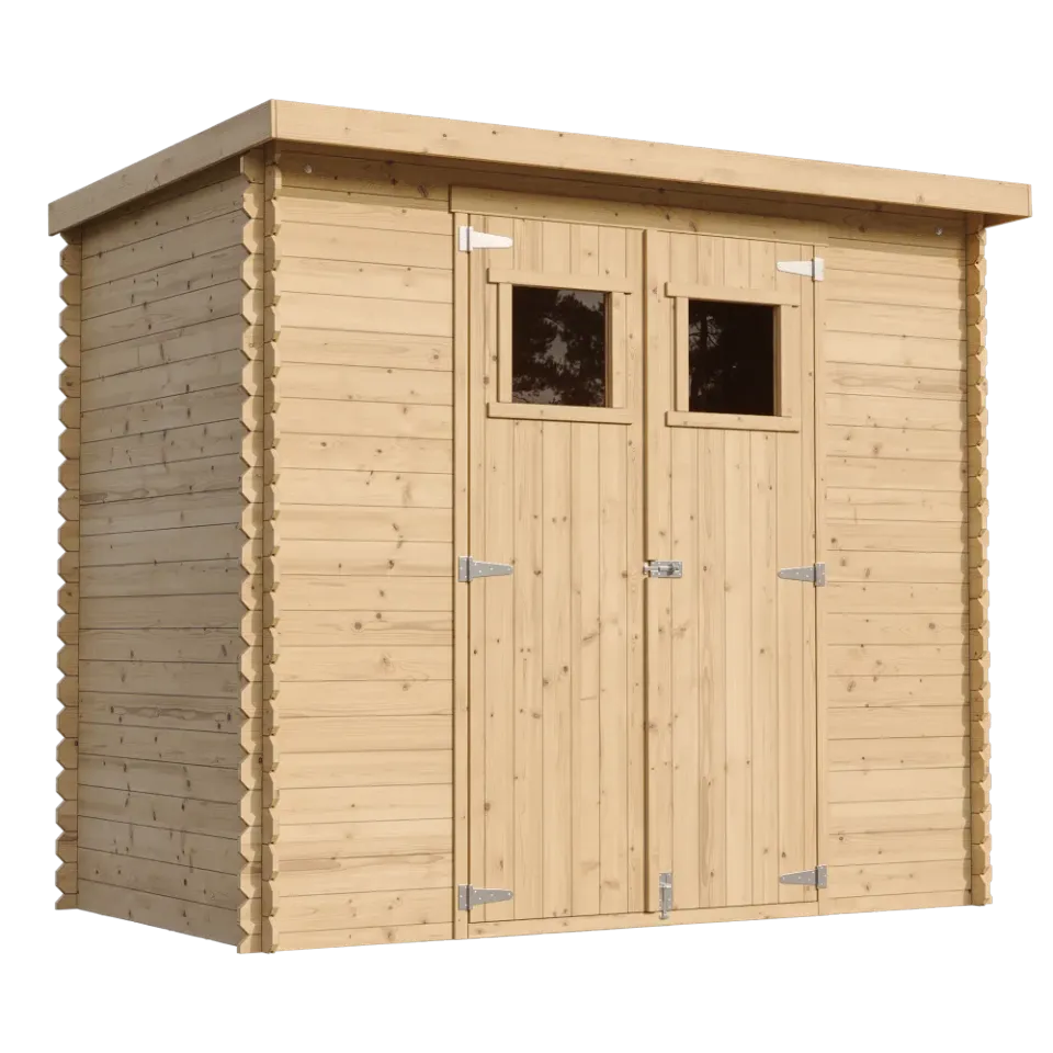 Timbela M310 casetta legno attrezzi 235x130 3 mq finestre