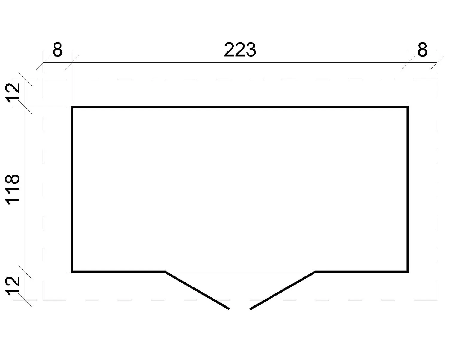Timbela M310 casetta legno attrezzi 235x130 3 mq finestre