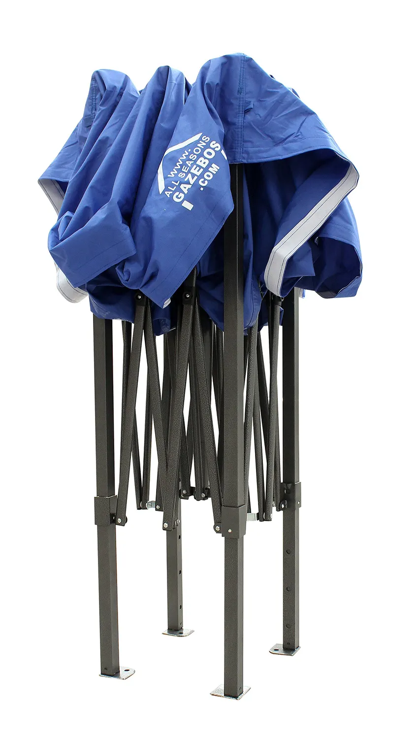 All Seasons Gazebos Robusto 2x2 gazebo pieghevole blu reale impermeabile