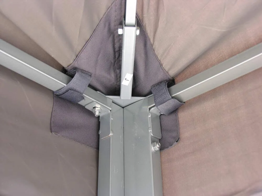 Quick Star tetto ricambio gazebo 3x3 m grigio 260 g