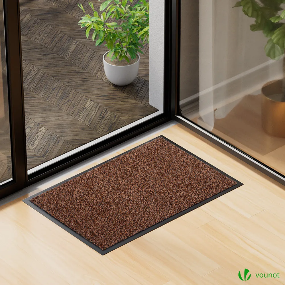 Vounot zerbino ingresso 60x90cm marrone nero assorbente