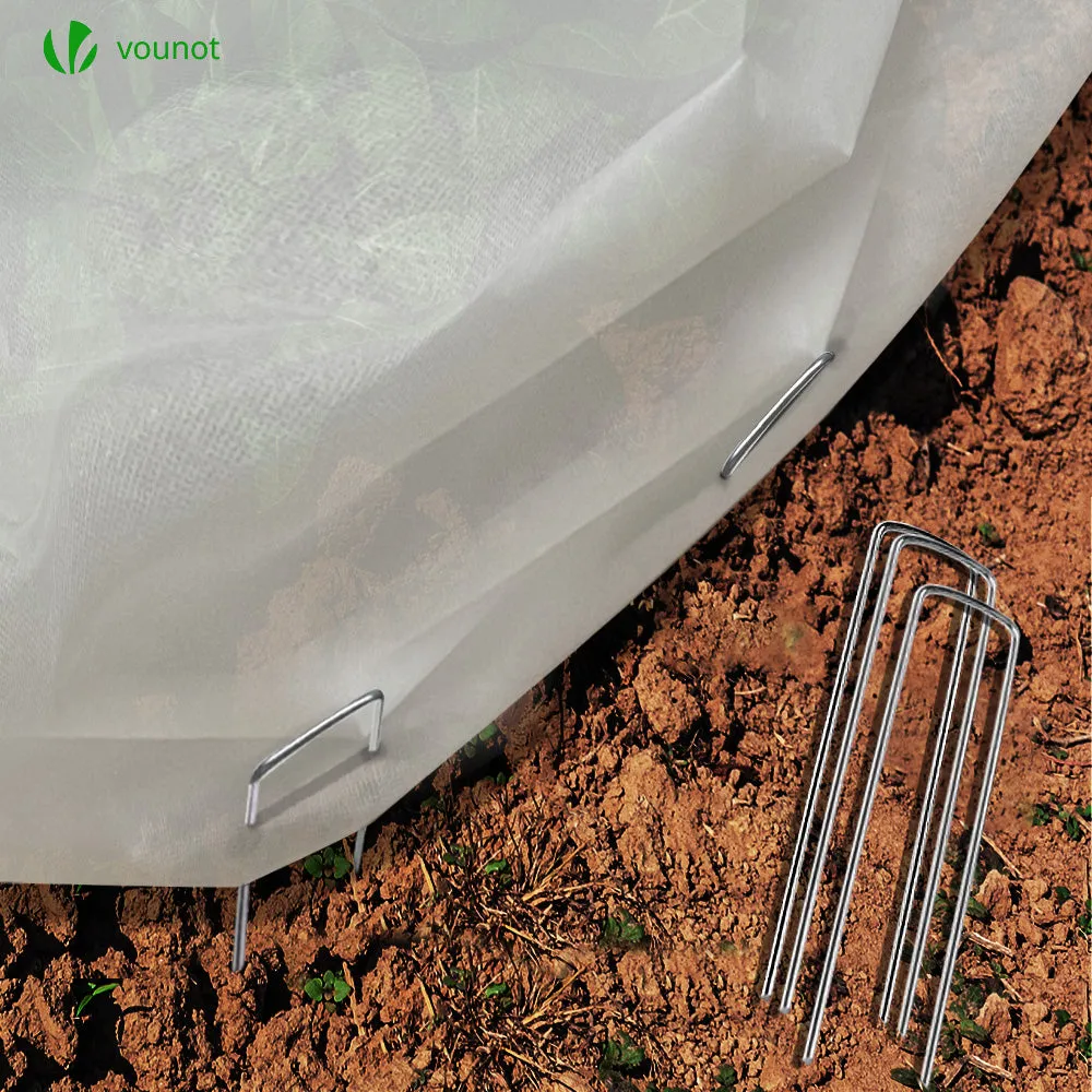 Vounot velo svernamento piante 1,5x20m bianco con picchetti
