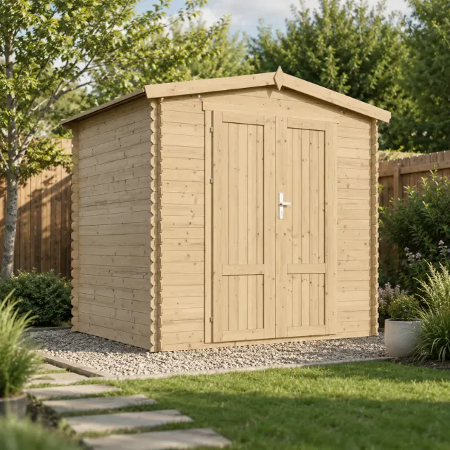 Timbela M369F1 casetta legno 220x220 cm 4 m² pannelli