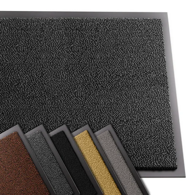 VOUNOT Zerbino 60x90cm Grigio-Nero Antiscivolo