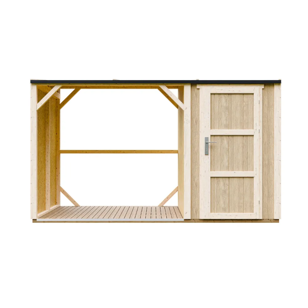 Timbela M985 SmartSide legnaia 345x120 cm 4 mc con rimessa