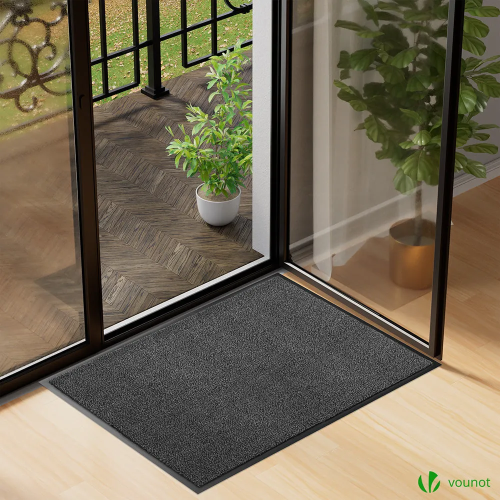 VOUNOT Zerbino ingresso 90x120cm grigio-nero antiscivolo