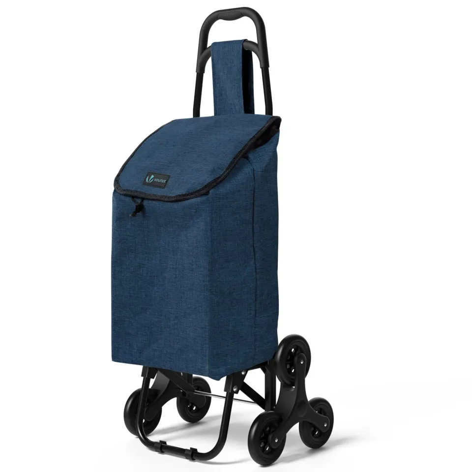 VOUNOT Carrello Spesa Pieghevole Saliscale Blu 32L