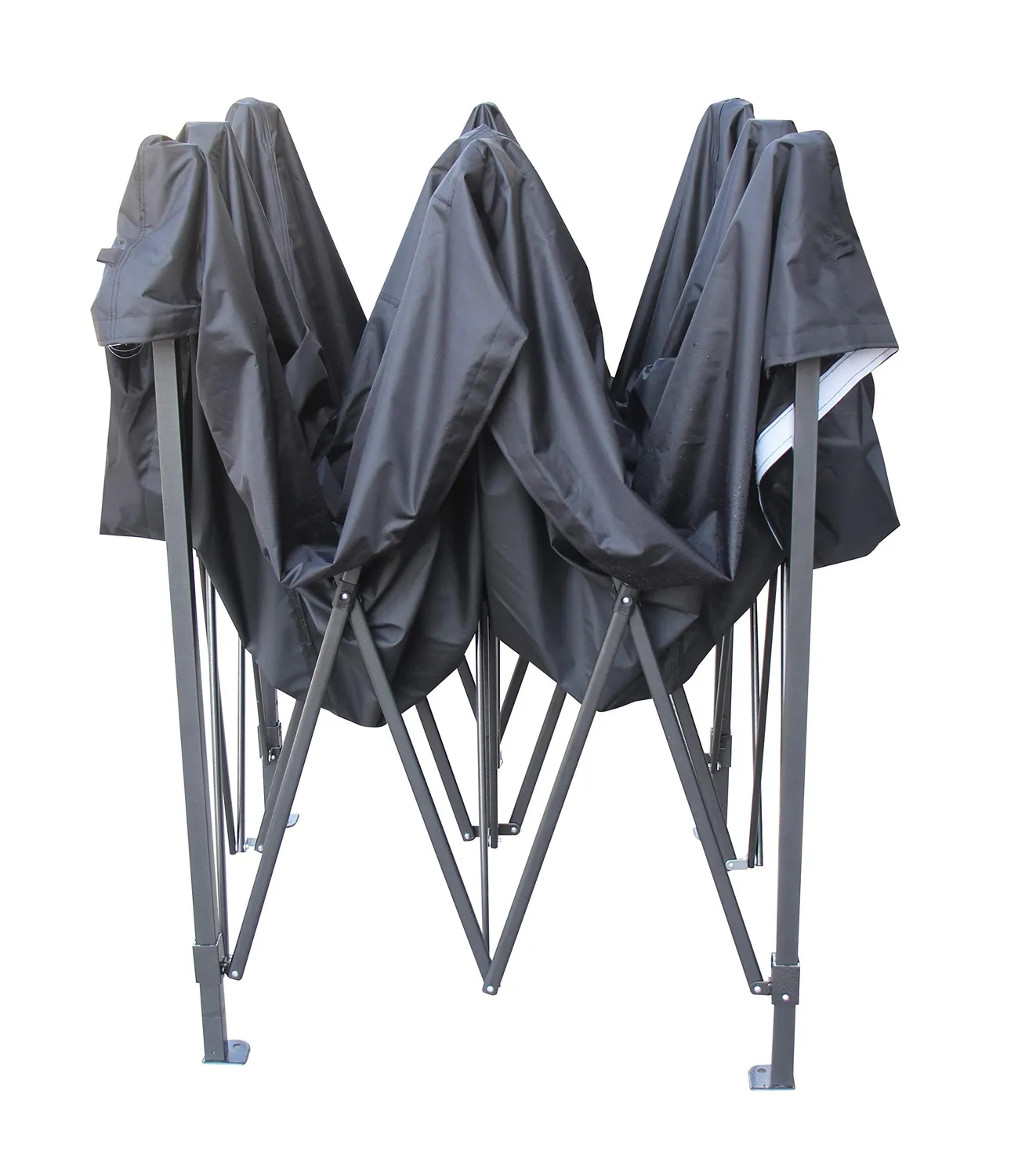 All Seasons Gazebos Gazebo pop-up 2,5x2,5 m impermeabile nero