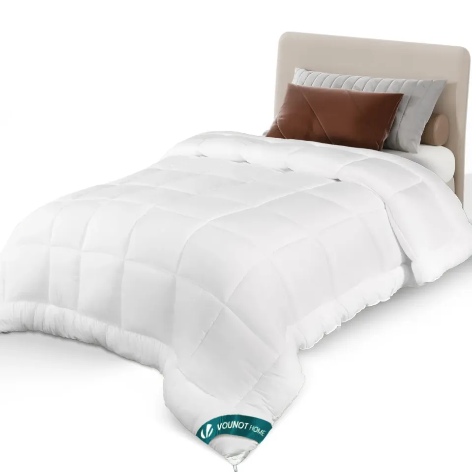VOUNOT Piumone Letto Leggero Bianco 155x200 cm 200 gsm
