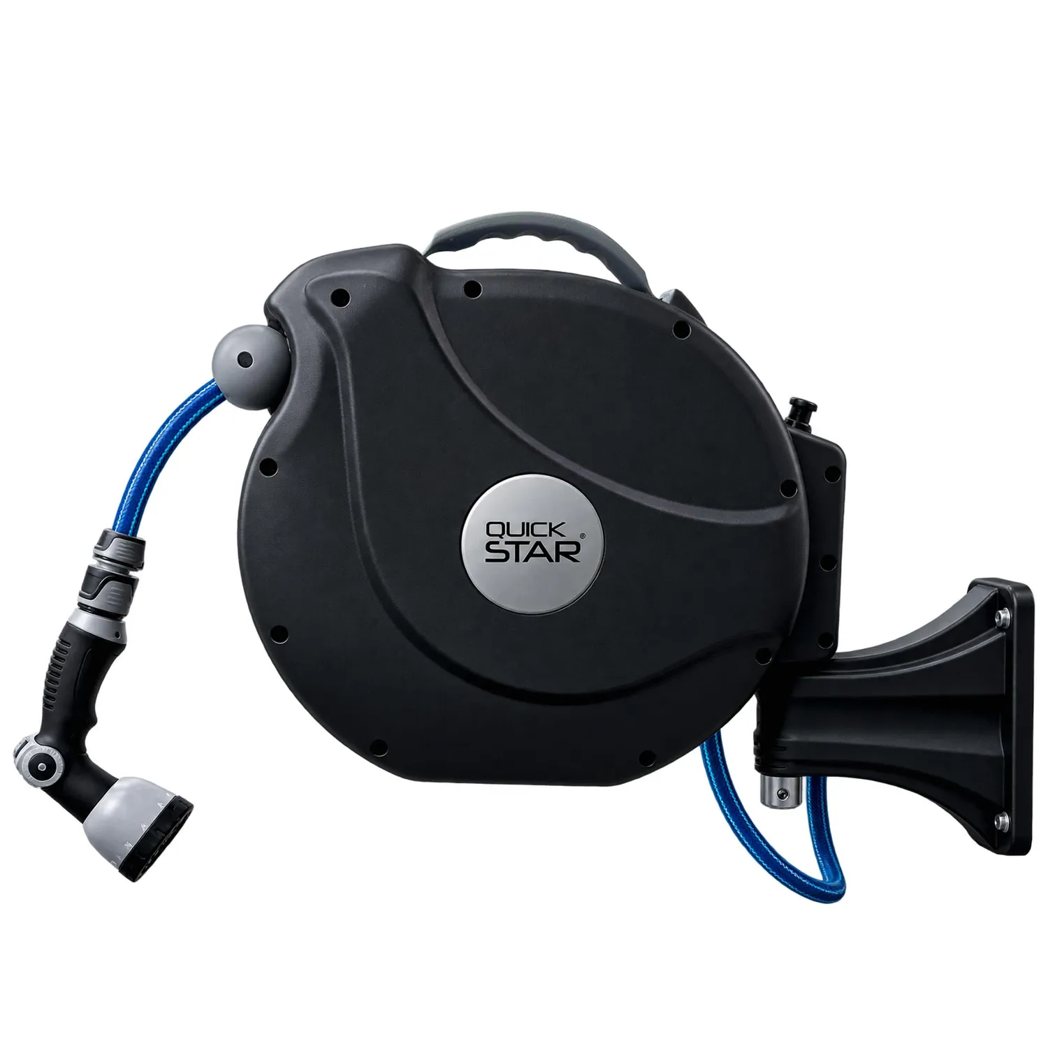 Quick Star Avvolgitubo Pro 30 m + 2 m con pistola 10 getti