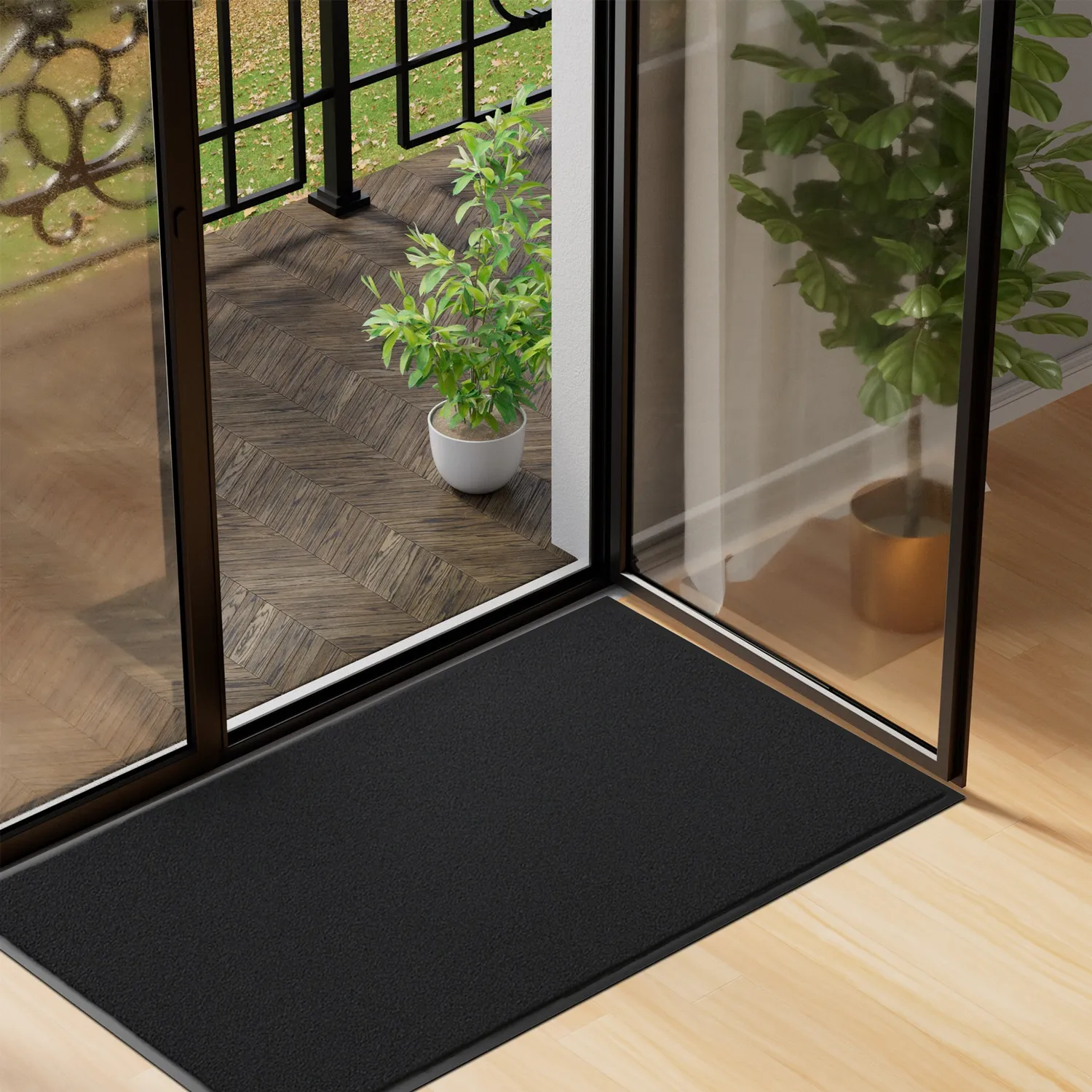 VOUNOT Zerbino Ingresso 90x150cm Nero Assorbente