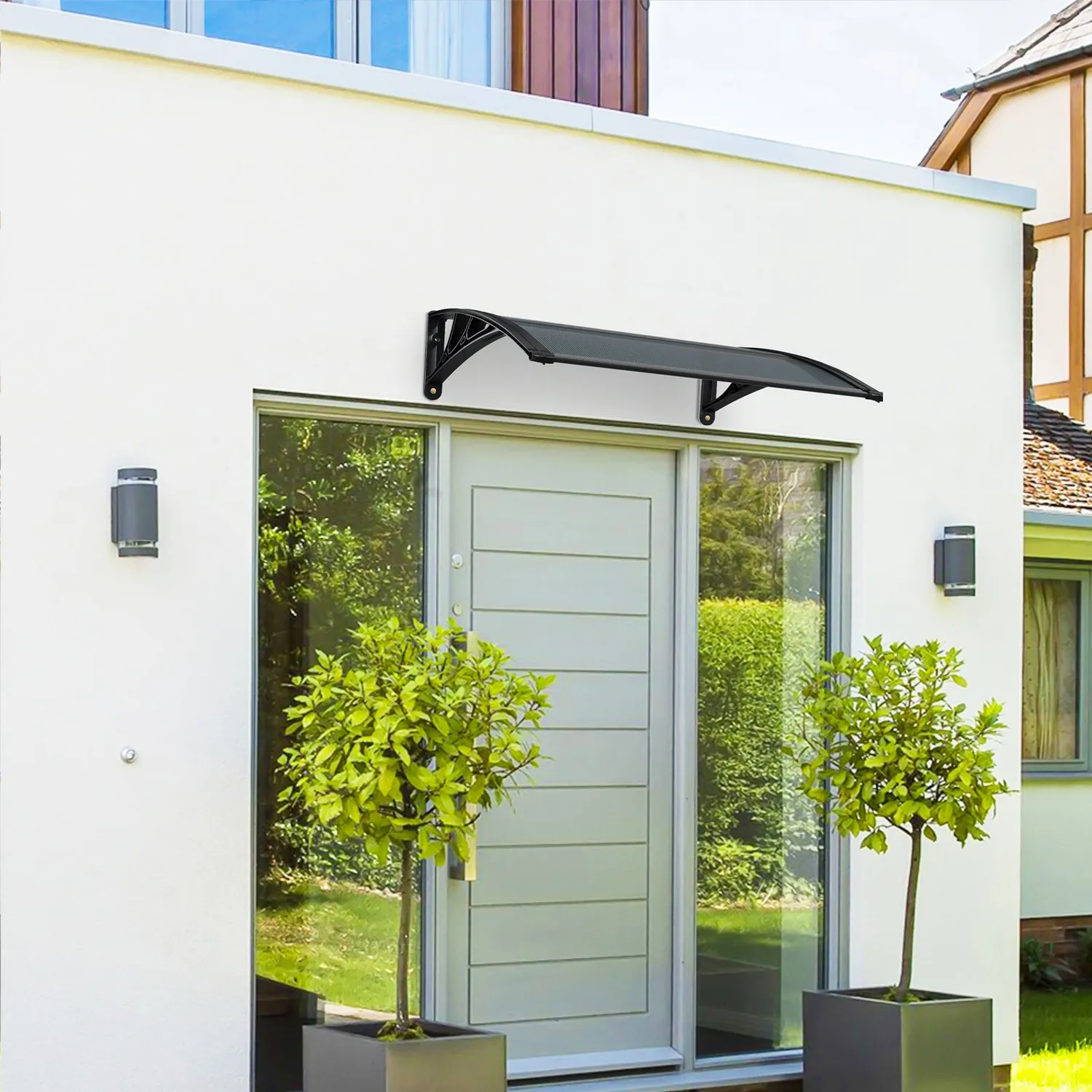 VOUNOT pensilina porta 100x80 cm antracite anti UV