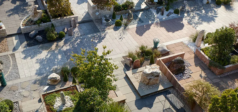 Progetto Esterno Ciottoli Orientali sassi giardino