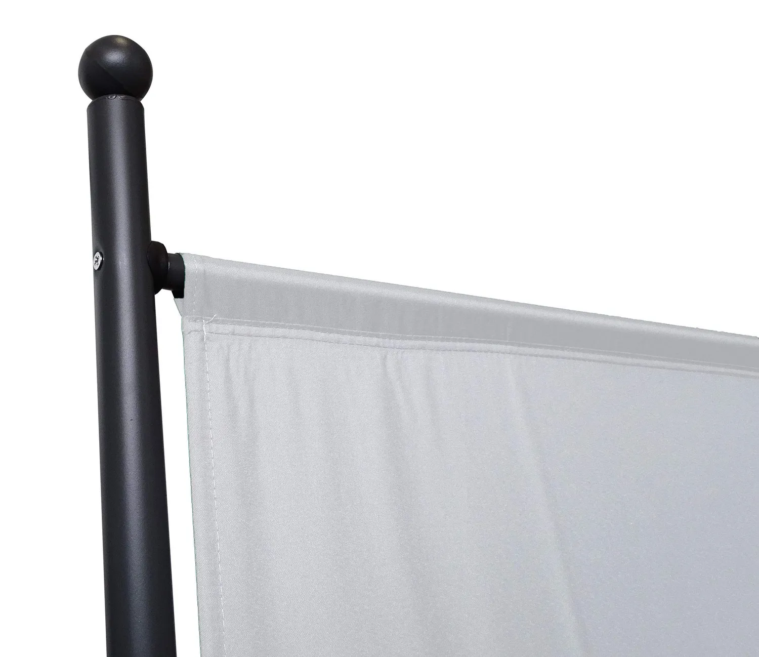 Quick Star 180x178 cm Paravento Divisorio Bianco 2 Pezzi