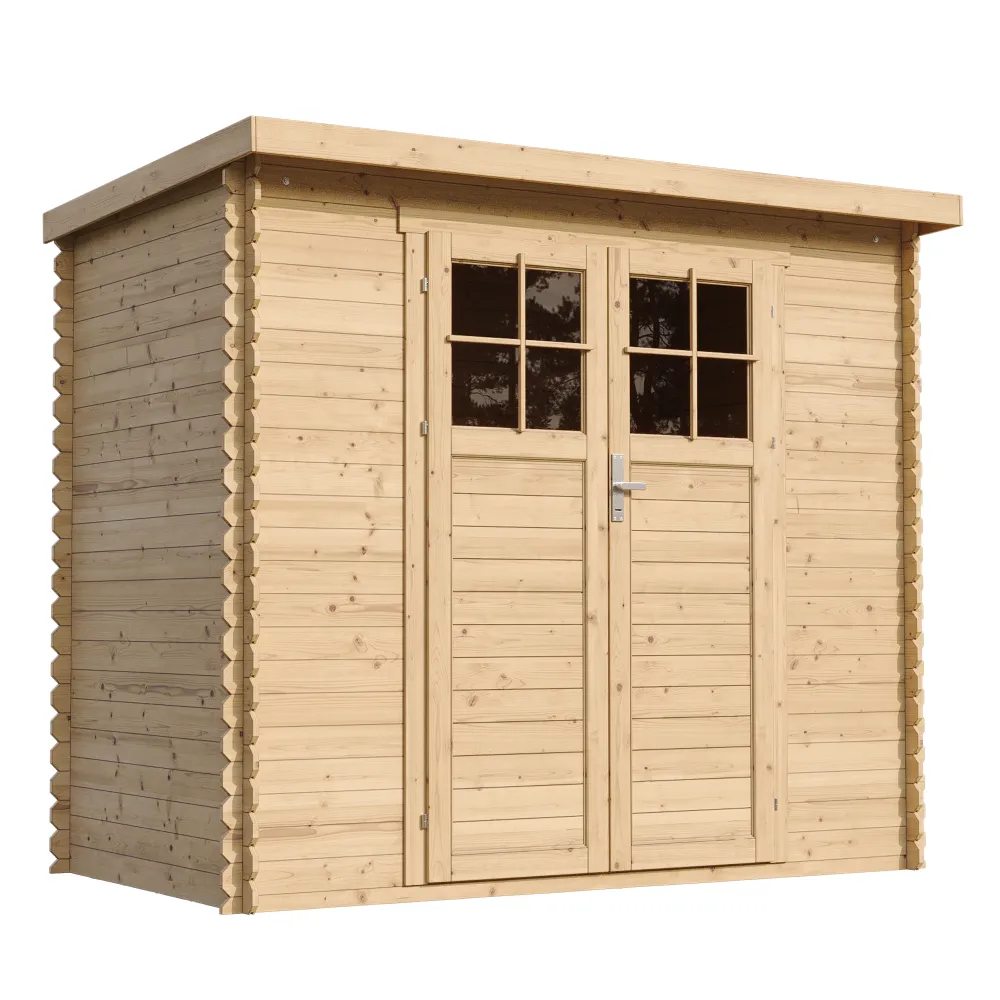 Timbela M310F casetta in legno 235x130 cm 3 m² porta F