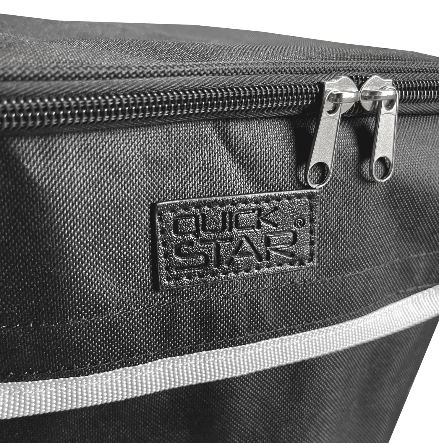 QUICK STAR trolley spesa pieghevole 57L nero ruote EVA 30 kg