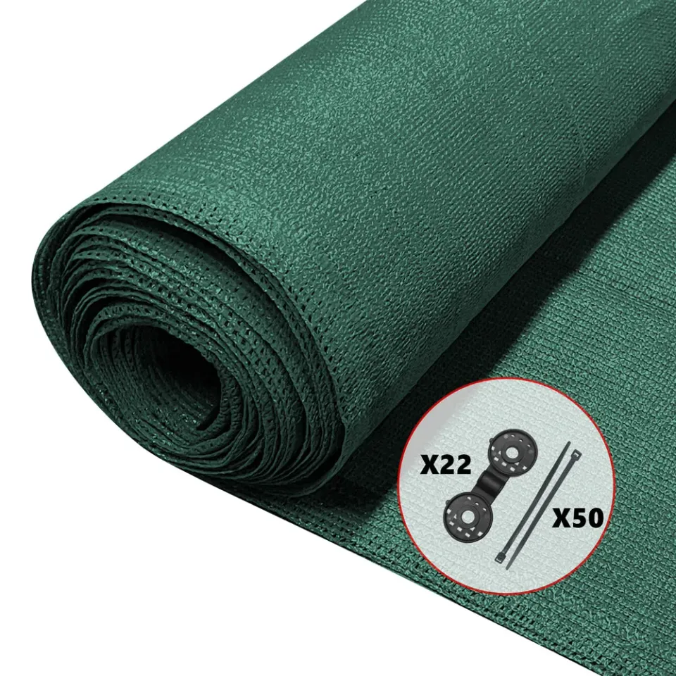 VOUNOT Frangivista Verde 1,8x10 m HDPE 150 Occultante
