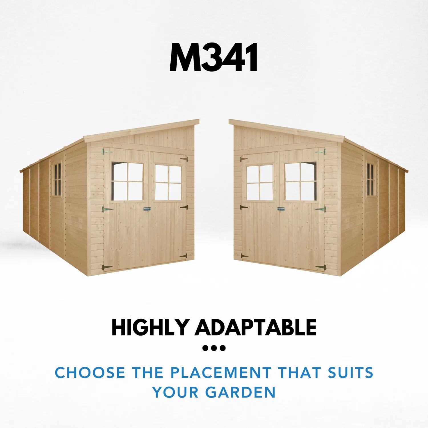 Timbela M341 ricovero legno 201x493 cm 10 m²