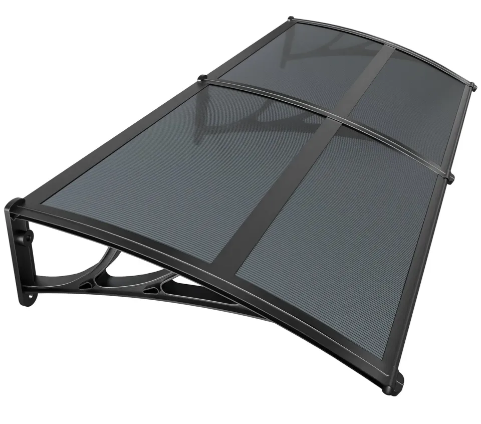 Vounot Pensilina Porta Policarbonato Antracite 200x80 cm