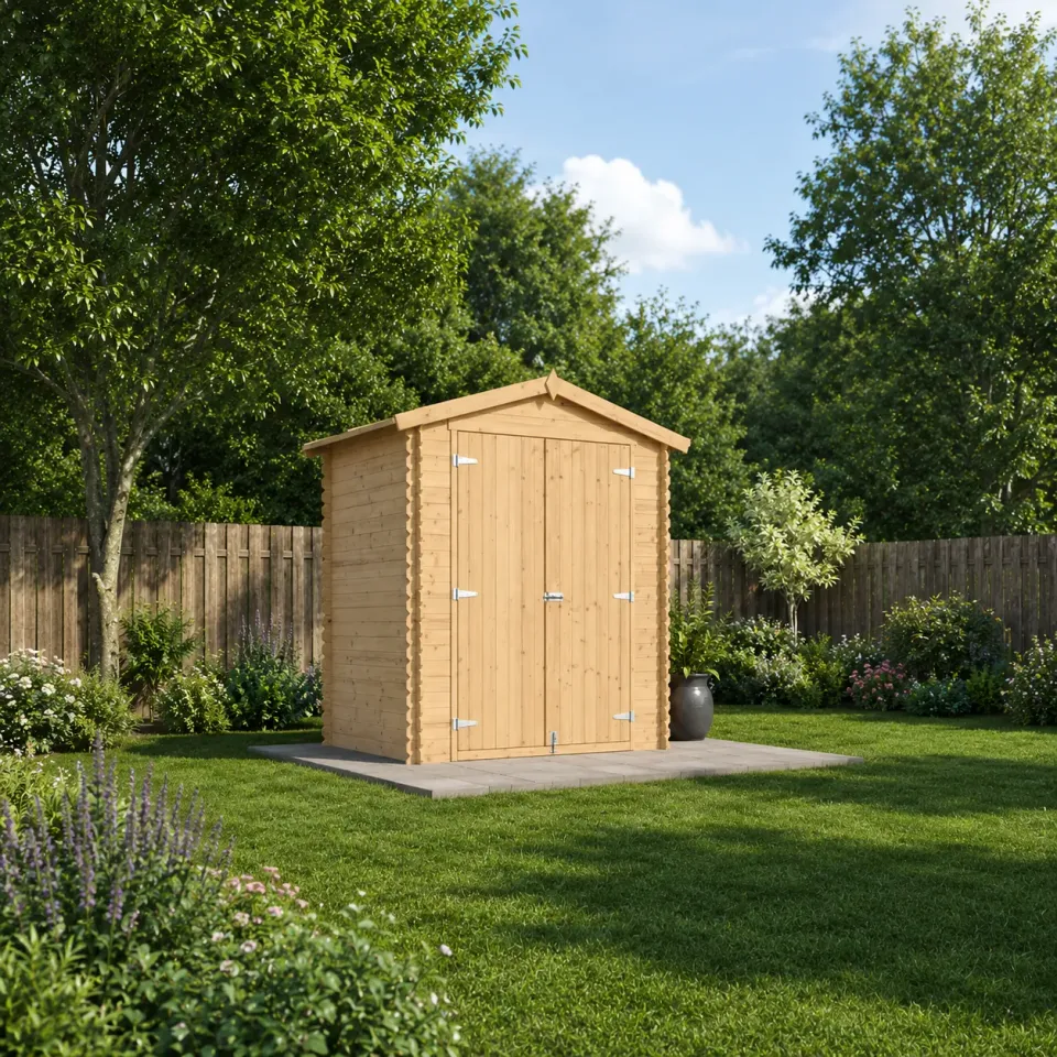 Timbela M367C1 casetta legno 180x130 cm 2 m² da esterno