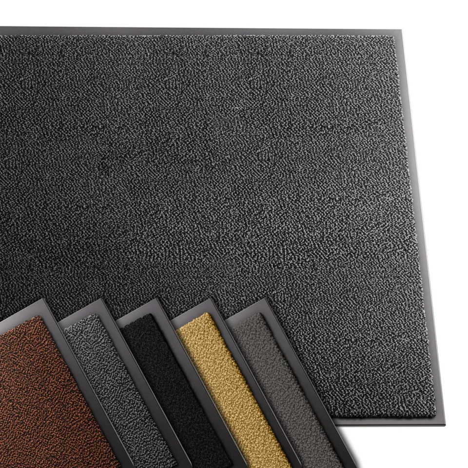 Vounot Zerbino Ingresso 90x150cm Grigio-Nero Antiscivolo