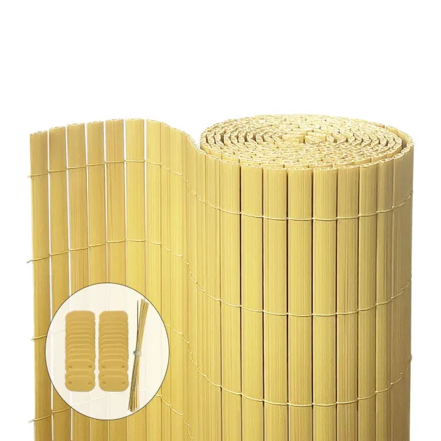 Vounot cannicciato PVC frangivista 80x300 cm beige rinforzato