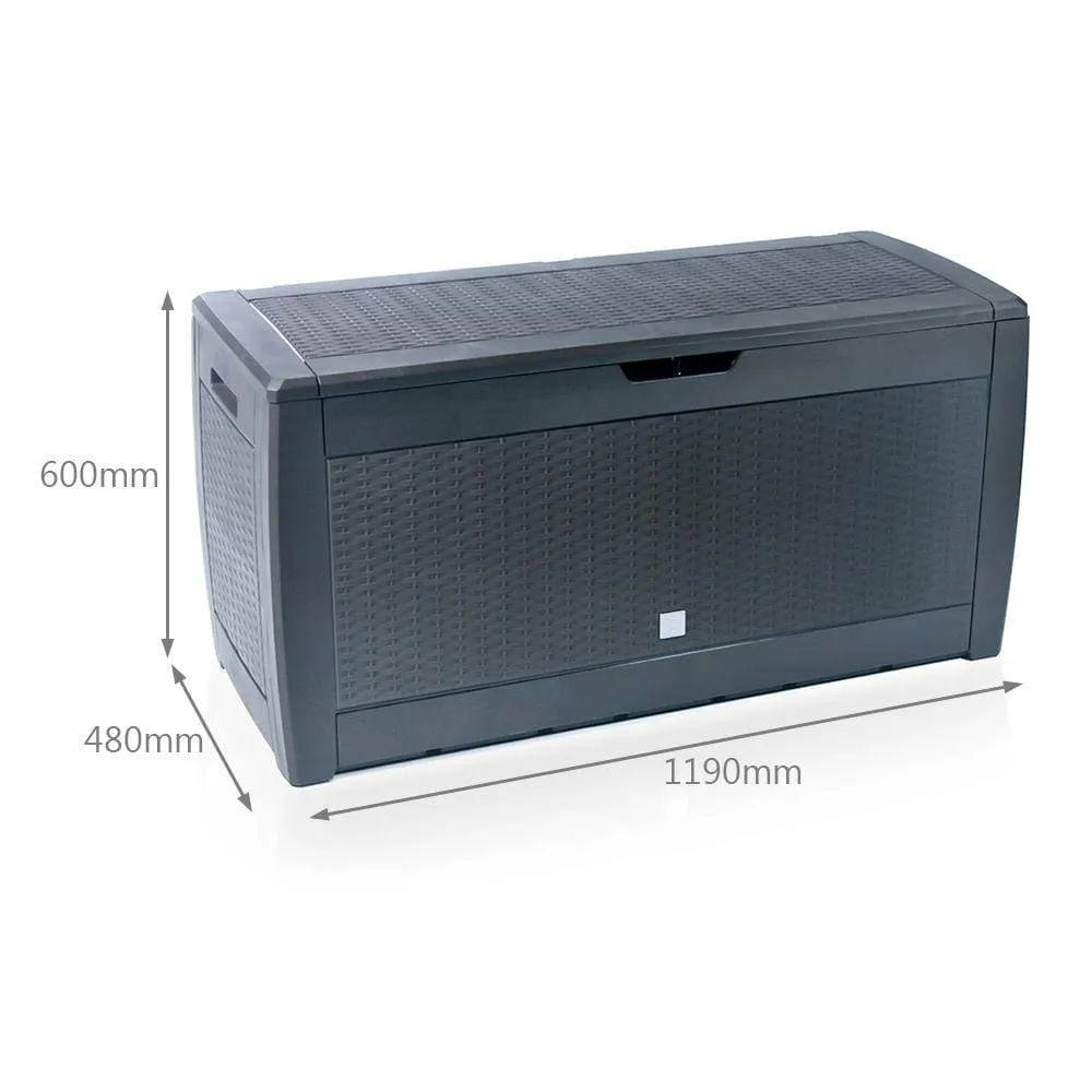 Vounot baule da esterno 310L 119x48x60cm antracite