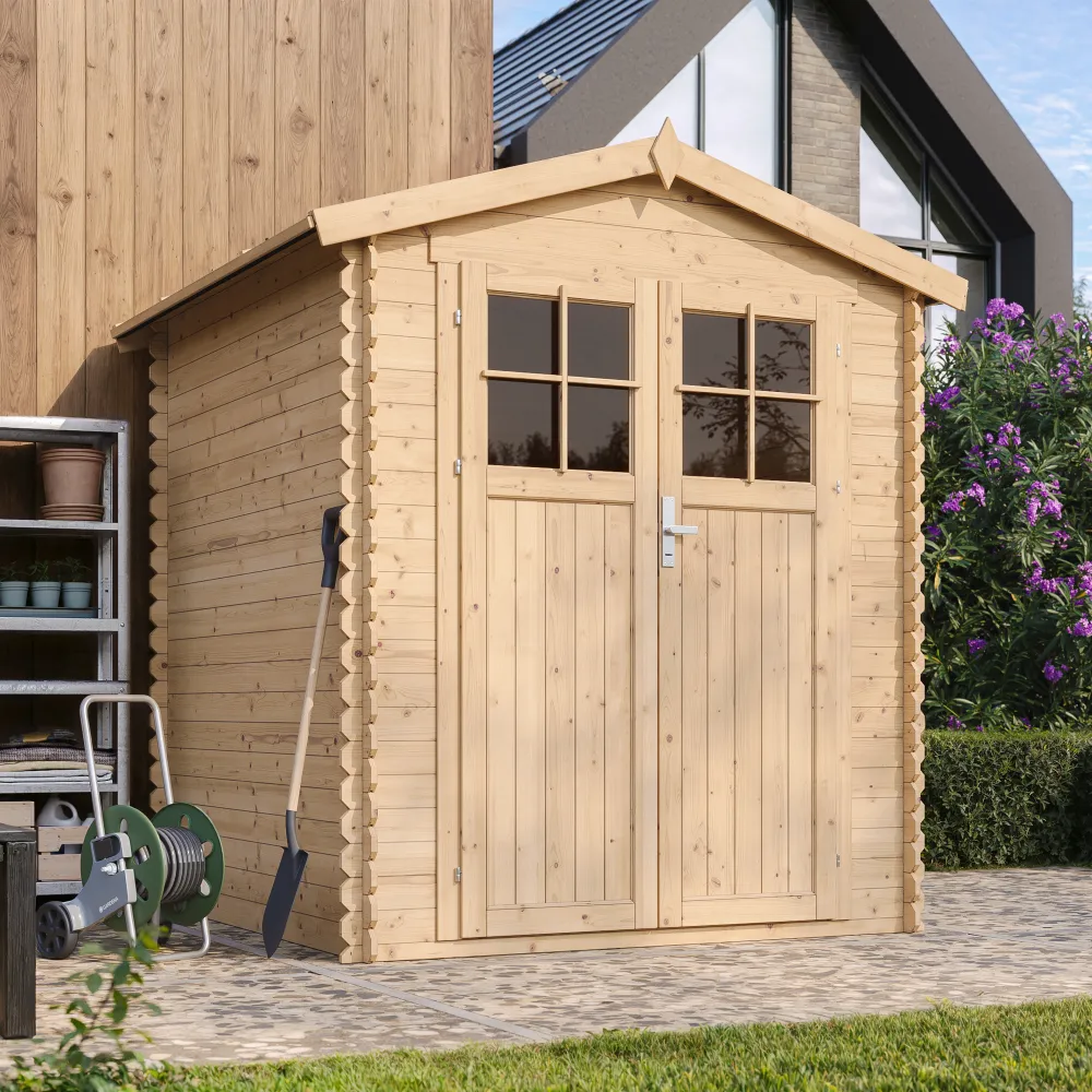 Timbela M320F Casetta Giardino Legno 180x180 con Finestre