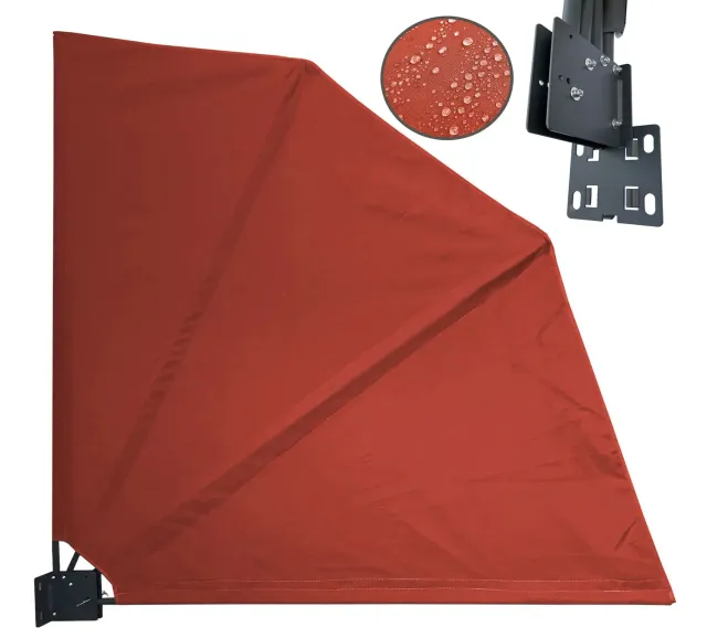 QUICK STAR paravento balcone terracotta 115x115 cm