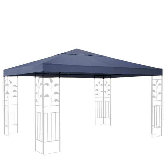 Quick Star tetto ricambio gazebo 3x3 m grigio 260 g