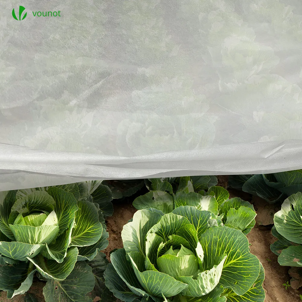 Vounot telo invernale piante 1,5x10m bianco 50g/m² picchetti