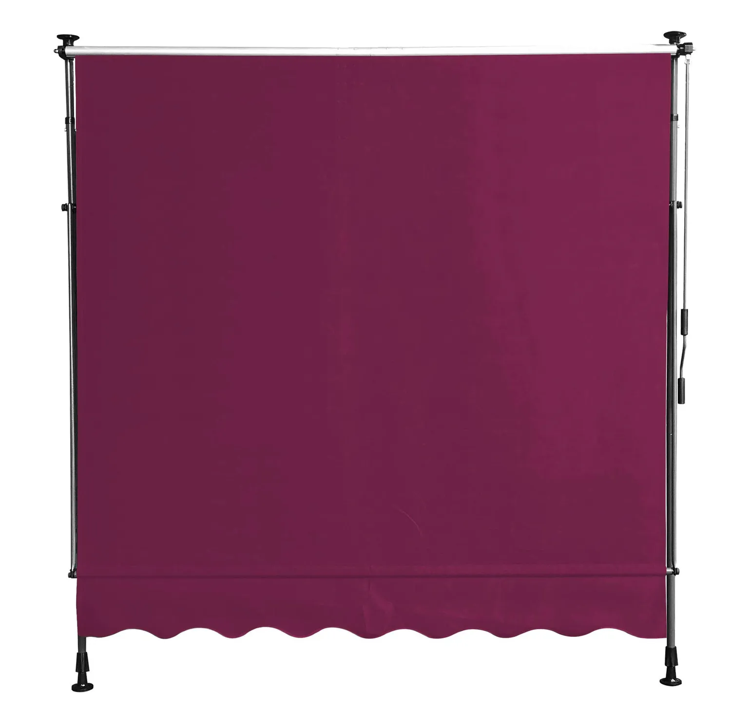 Quick Star tenda a morsetto 200x130 cm bordeaux senza fori
