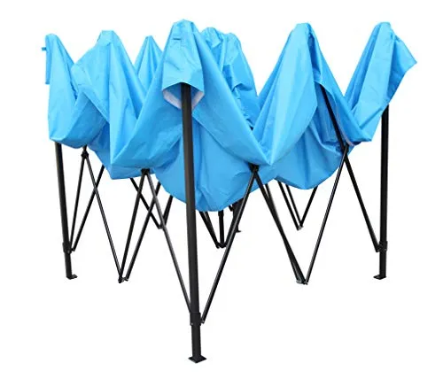 All Seasons Gazebos Robusto 2m x 2m gazebo pieghevole azzurro impermeabile