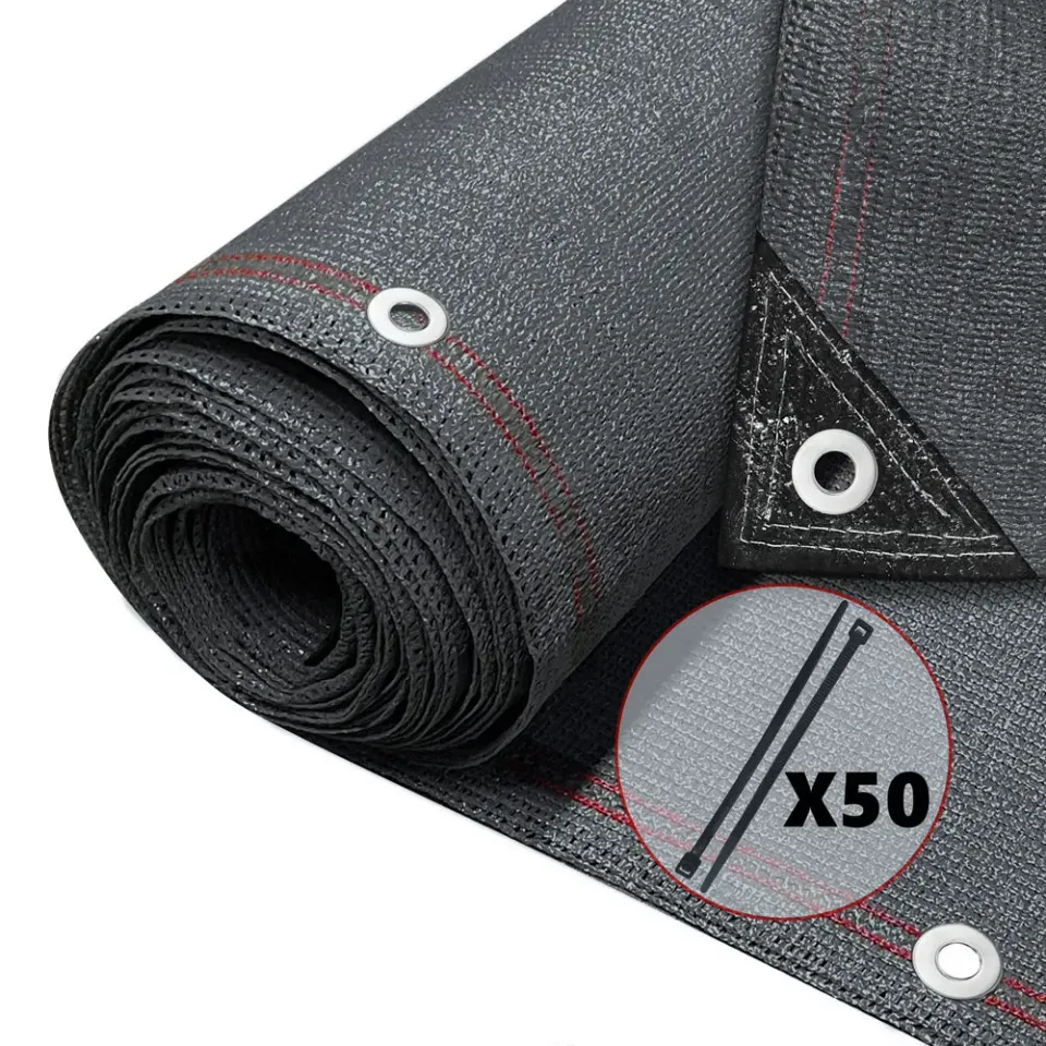 VOUNOT Telo Frangivista HDPE 1,5x10 m Antracite 230 g/m²