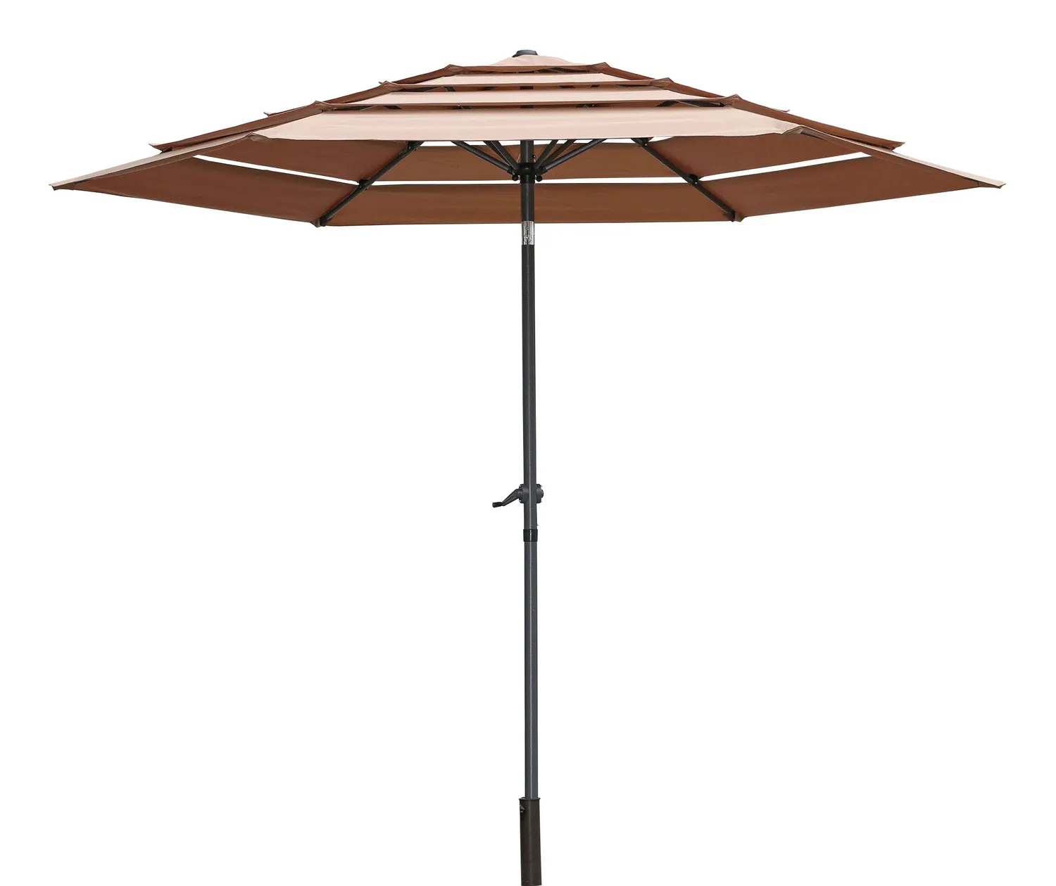 QUICK STAR Air Vent Ombrellone 300 cm Sabbia Custodia