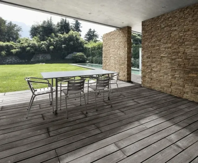 Progetto Esterno Luna rivestimento cemento parete
