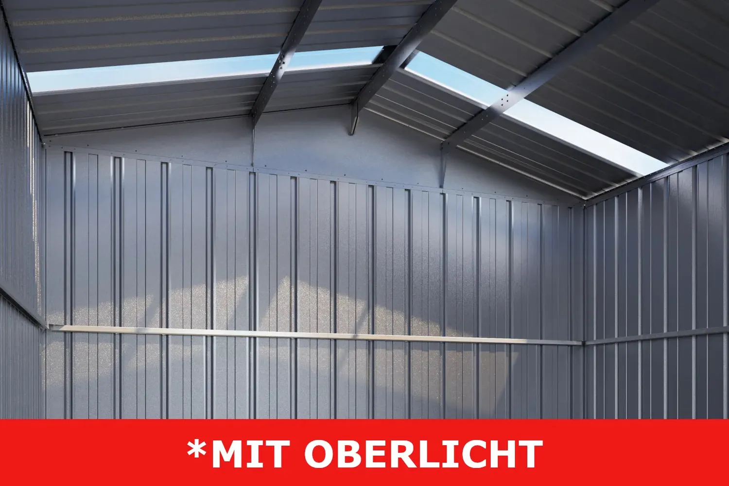 Yardmaster Emerald Deluxe Bayern 1013 casetta metallo verde