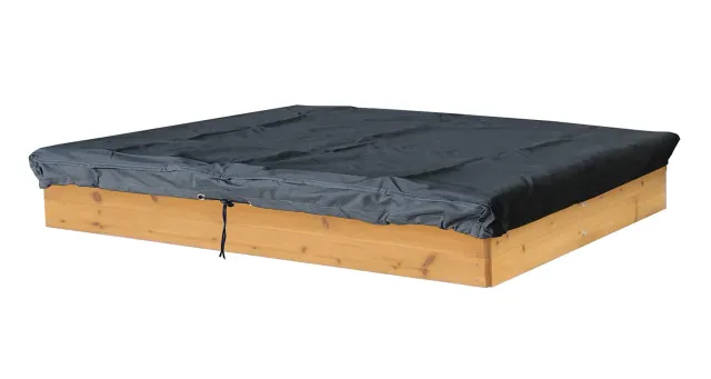 QUICK STAR Copertura sabbiera 120x120 cm antracite impermeabile