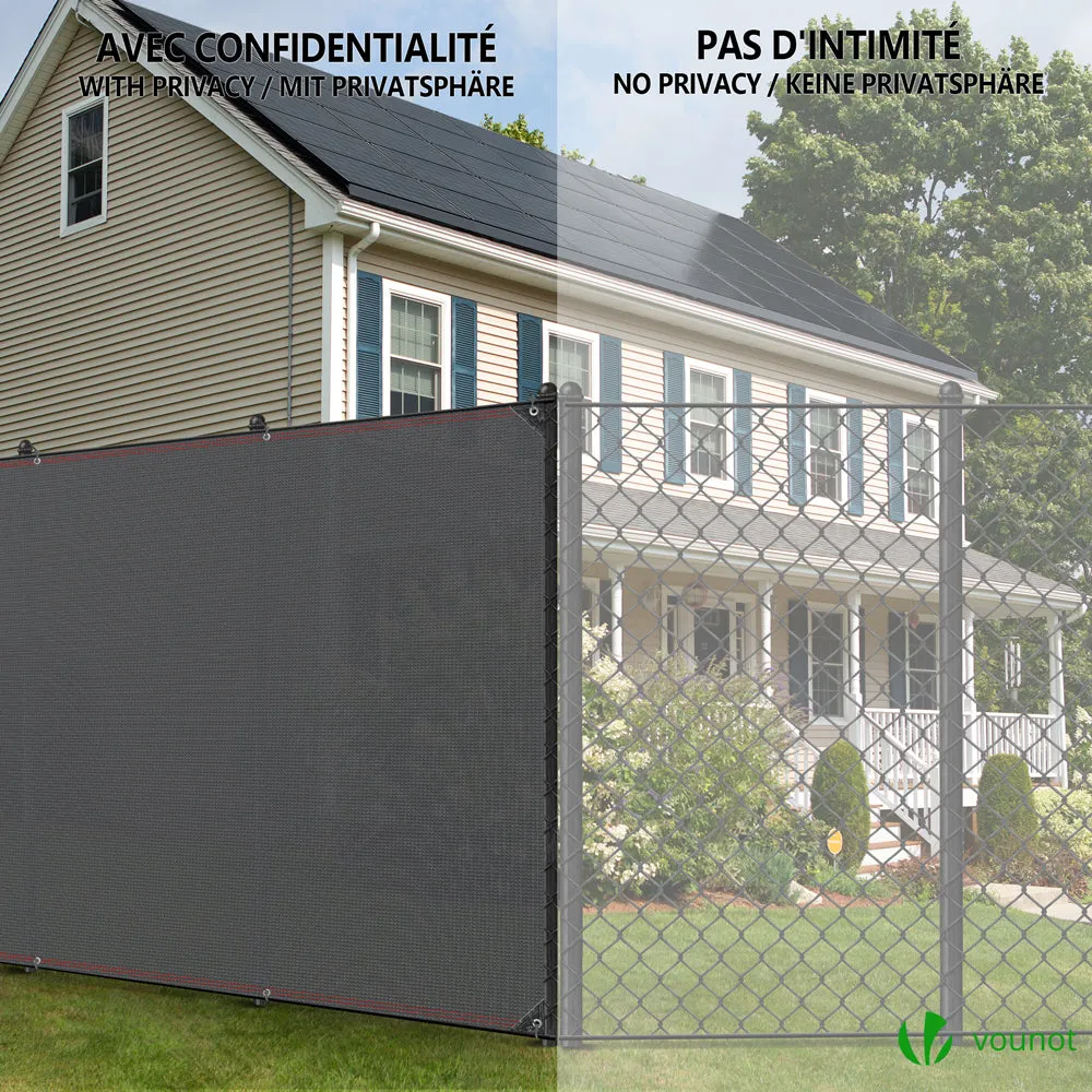 VOUNOT Frangivista HDPE 230g 1,8x20m Grigio Ocultante