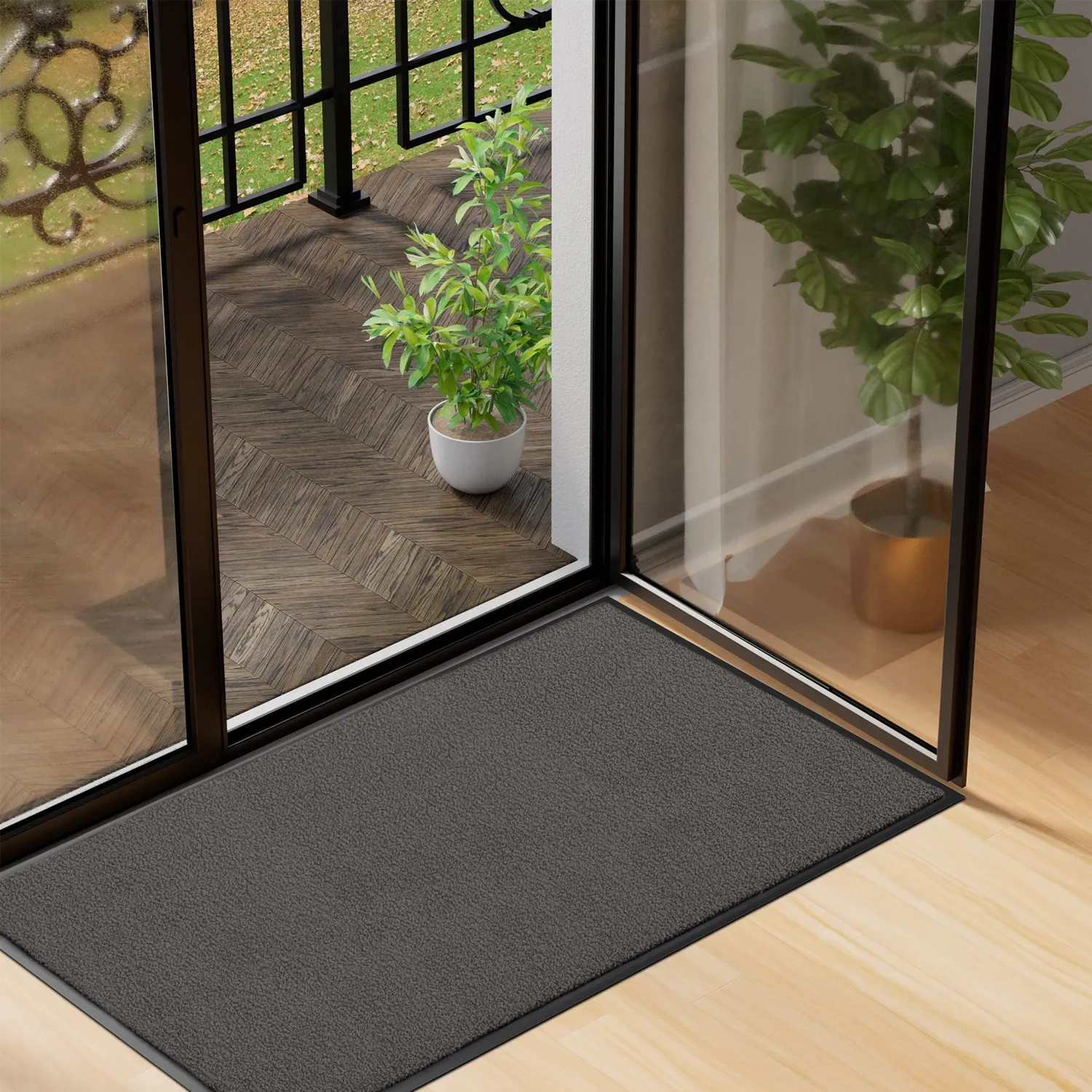 VOUNOT Zerbino ingresso 90x150cm antracite assorbente
