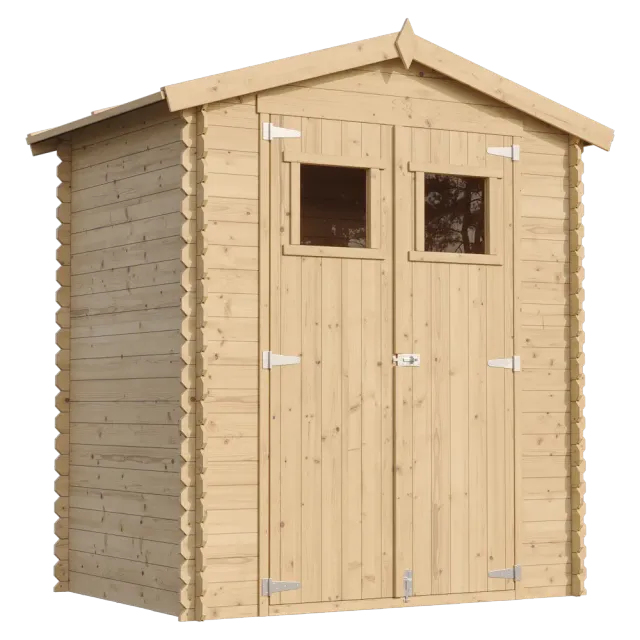 Timbela M367 casetta giardino incastro legno 180x130 cm
