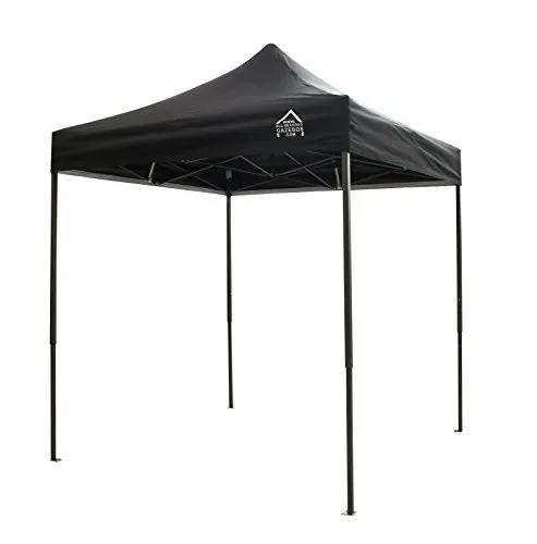All Seasons Gazebos Gazebo pop-up 2x2 m impermeabile nero